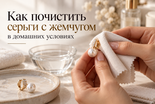Как почистить серьги с жемчугом в домашних условиях