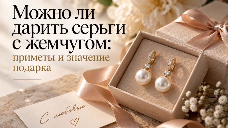 Можно ли дарить серьги с жемчугом: приметы и значение подарка