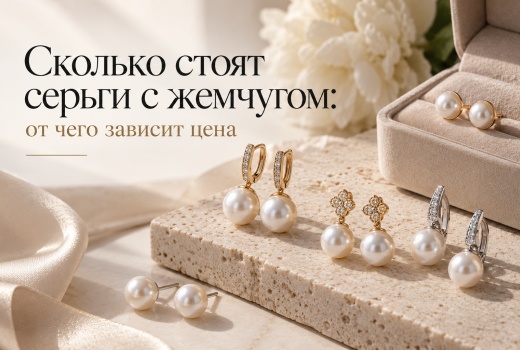 Сколько стоят серьги с жемчугом: от чего зависит цена